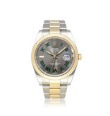 Rolex Datejust 41 steel - yellow gold slate roman Oyster Wimbledon 2021 + papers