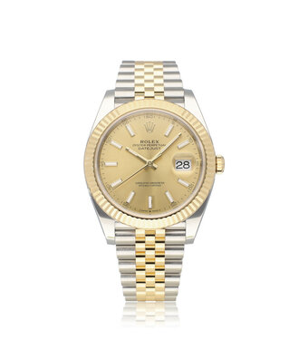 Rolex Datejust 41 steel - gold champagne Jubilee 2024 box + papers