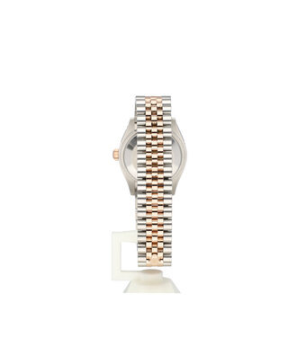 Rolex Datejust 31 steel - rose gold floral motif diamond Jubilee 2023 box + papers