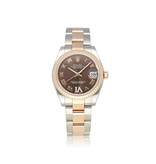Rolex Datejust 31 steel - rose gold brown roman IV 2016 B+P | NEW ROLEX SERVICE
