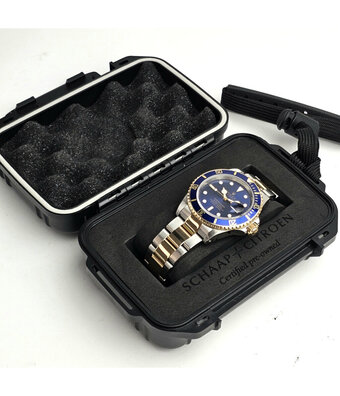 Rolex Submariner Date 40 steel -  yellow gold blue sunburst / bluesy P-serial - 2000