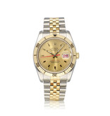 Rolex Datejust 36 Turn-o-graph steel - gold champagne red Jubilee F-serial 2005 | NEW ROLEX SERV