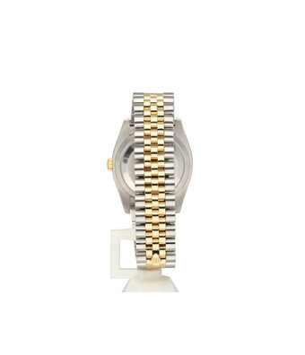 Rolex Datejust 36 Turn-o-graph steel - gold champagne red Jubilee F-serial 2005 | NEW ROLEX SERV