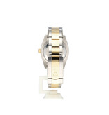 Rolex Datejust 36 steel - yellow gold silver fluted Oyster 2013 + papers