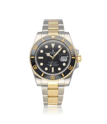 Rolex Submariner Date 40 steel - yellow gold black ceramic 2010 B+P | NEW ROLEX SERVICE