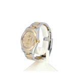 Rolex Datejust 36 steel - yellow gold factory champagne diamond Oyster