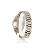 Rolex Day-Date 40 white gold black diamond dial factory diamond bezel President 2021 box + paper