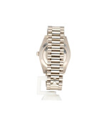 Rolex Day-Date 40 white gold black diamond dial factory diamond bezel President 2021 box + paper