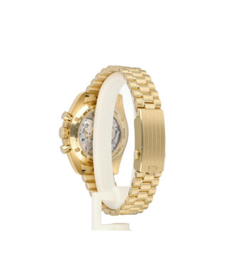 Omega Speedmaster Moonwatch Professional Co-Axial Master Chronometer Chronograph 42 yellow gold