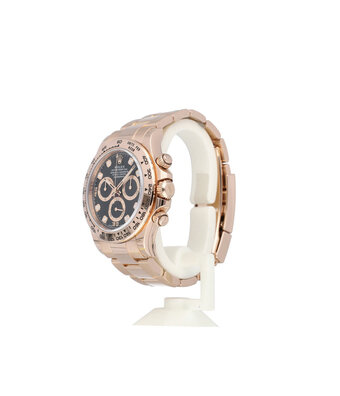 Rolex Daytona  40 rose gold black diamond 2022 box + papers