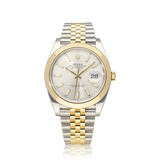 Rolex Datejust 41 steel - yellow gold silver Jubilee 2023 box + papers