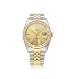 Rolex Datejust 36 steel - gold champagne Jubilee 1998 box + papers