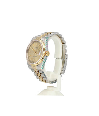 Rolex Datejust 36 steel - gold champagne Jubilee 1998 box + papers