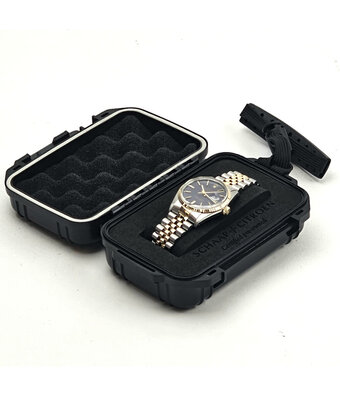 Rolex Datejust 36 steel - yellow gold blue matte Jubilee 64-serial - 1988