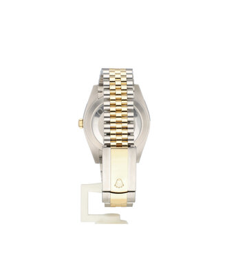 Rolex Datejust 41 steel - yellow gold black fluted Jubilee 2019 B+P | NEW ROLEX SERVICE