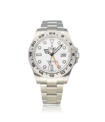 Rolex Explorer II  42 white - polar - orange 2021 box + papers
