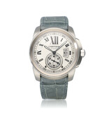 Cartier Calibre de Cartier  42 steel silver 2012 + papers