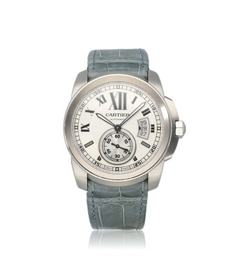 Cartier Calibre de Cartier  42 steel silver 2012 + papers