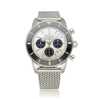 Superocean Heritage B01 Chronograph 44 steel 2020 box + papers