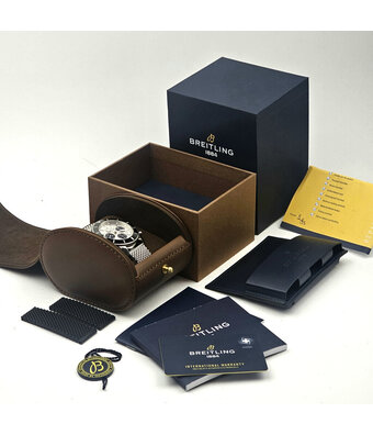 Breitling Superocean Heritage B01 Chronograph 44 steel 2020 box + papers