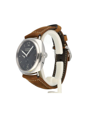 Panerai Radiomir 10 Days GMT 47 steel black 2013 B+P | NEW PANERAI SERVICE INCL. STRAP