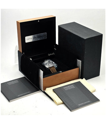 Panerai Radiomir 10 Days GMT 47 steel black 2013 B+P | NEW PANERAI SERVICE INCL. STRAP