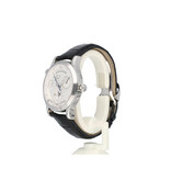 Jaeger-LeCoultre Master Control Geographic 39 steel silver leather + box | NEW JLC SERVICE