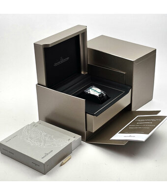 Jaeger-LeCoultre Master Control Geographic 39 steel silver leather + box | NEW JLC SERVICE