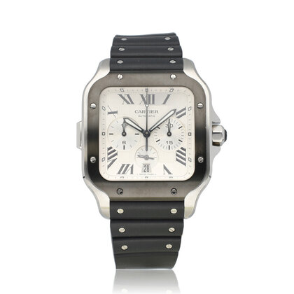 Santos de Cartier Chronograph 2023 B+P | NEW CARTIER SERVICE