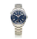 Omega Seamaster Planet Ocean 600M Co-Axial Master Chronometer 40 steel blue 2022 box + papers