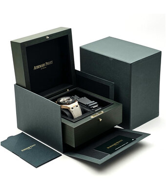 Audemars Piguet Royal Oak Offshore Chronograph 43 rose gold titanium grey 2024 box + papers
