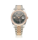 Rolex Datejust II 41 steel - rose gold Wimbledon slate grey roman Jubilee 2023 + papers