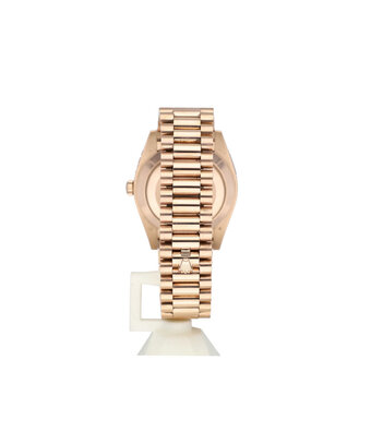Rolex Day-Date 40 rose gold choco / brown President 2024 + papers
