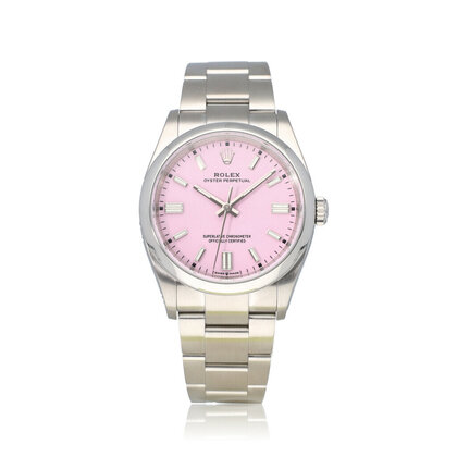 Oyster Perpetual 36 steel candy pink domed Oyster + box