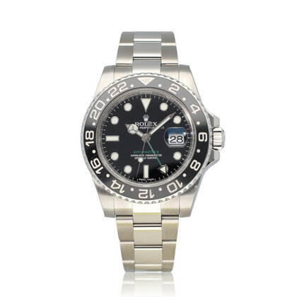 GMT-Master II 40 steel black ceramic Oyster 2014 box + papers