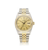 Rolex Datejust 36 steel gold champagne Jubilee 1986 + papers