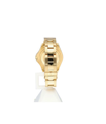 Rolex Yacht-master 35 yellow gold white 1999 B+P | NEW ROLEX SERVICE