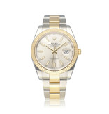 Rolex Datejust 41 steel gold silver Oyster 2019 B+P | NEW ROLEX SERVICE