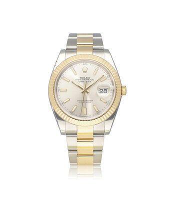 Rolex Datejust 41 steel gold silver Oyster 2019 B+P | NEW ROLEX SERVICE
