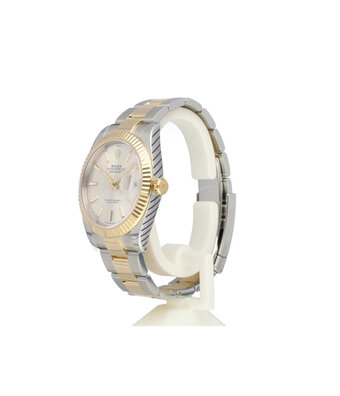 Rolex Datejust 41 steel gold silver Oyster 2019 B+P | NEW ROLEX SERVICE