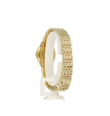 Omega De Ville Prestige  yellow gold factory diamond + box