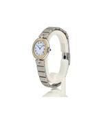 Cartier Santos Ronde Vendome 24 steel - yellow gold silver roman 1988 B+P | EXTRA BRACELET