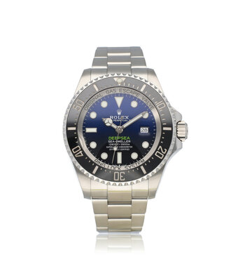 Rolex Sea-Dweller  44 steel deep blue / d-blue / Cameron 2021 box + papers
