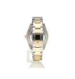 Rolex Datejust 41 steel - yellow gold fluted black Wimbledon roman Oyster 2016 B+P