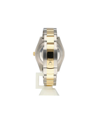 Rolex Datejust 41 steel - yellow gold fluted black Wimbledon roman Oyster 2016 B+P