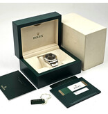 Rolex Datejust 41 steel - yellow gold fluted black Wimbledon roman Oyster 2016 B+P