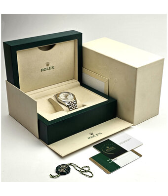 Rolex Datejust 41 steel rose gold sundust Oyster 2017 B+P | NEW ROLEX SERVICE