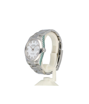 Rolex Datejust 36 steel white roman Oyster 2019 + papers | NEW ROLEX SERVICE