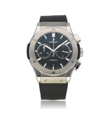 Hublot Classic Fusion Chronograph 45 steel black 2024 box + papers