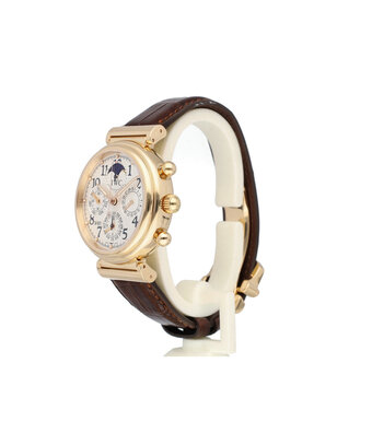 IWC Da Vinci Perpetual Chronograph  rose gold alligator + box | NEW IWC SERVICE